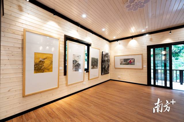 45幅作品展出， 京广艺术家交流画展走进高校书院