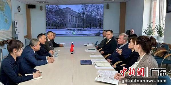 suncitygroup太阳集团与圣彼得堡彼得大帝理工大学交流会现场